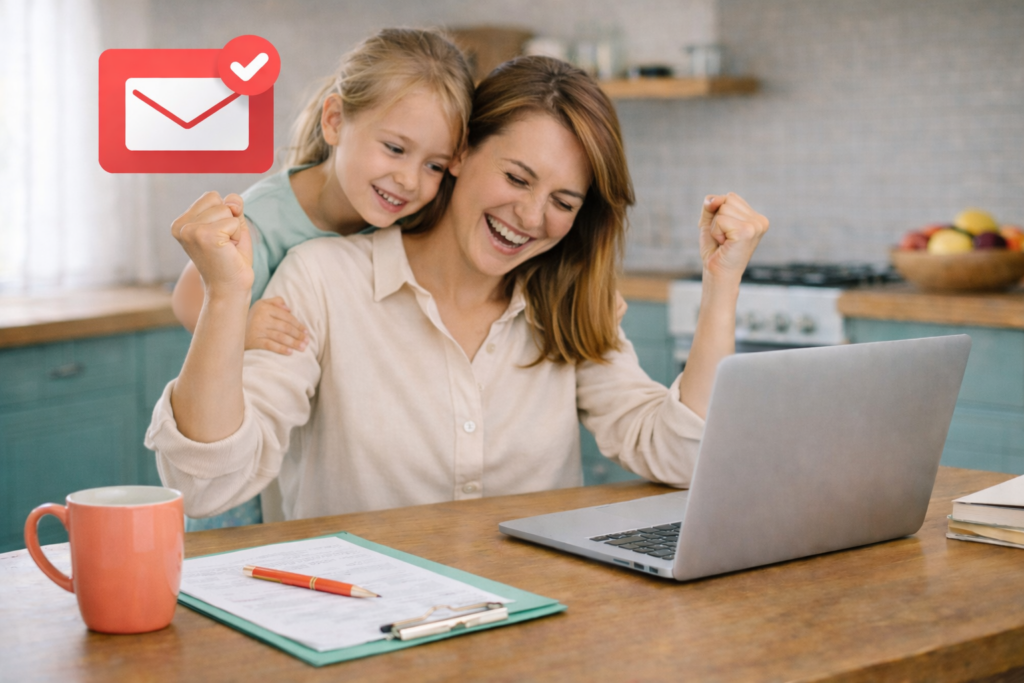 Bewerbung nach der Elternzeit geschafft!